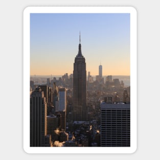 NYC Empire State Building Sunset Magnet